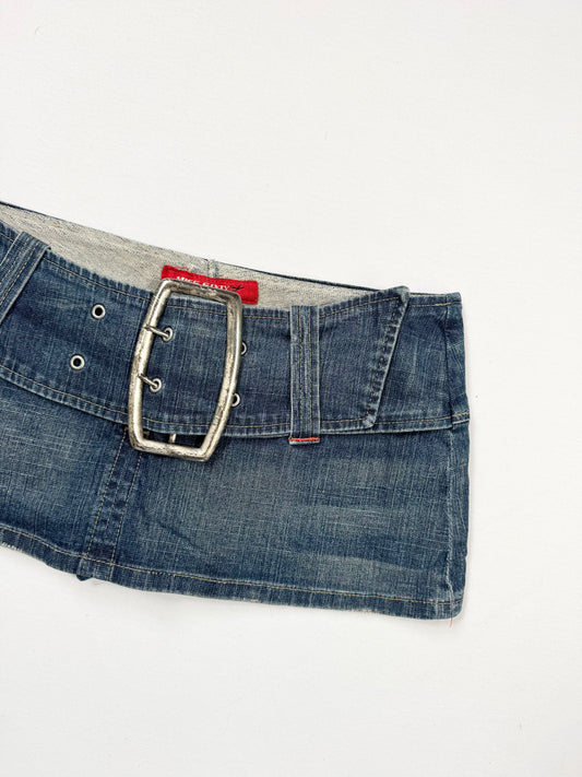 RARE Miss Sixty Belted Micro Skirt ♡ M