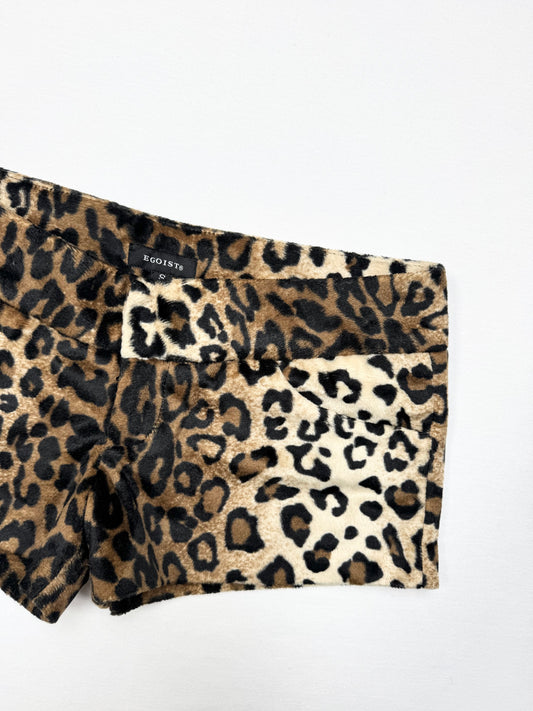 Egoist Leopard Mini Shorts ♡ S