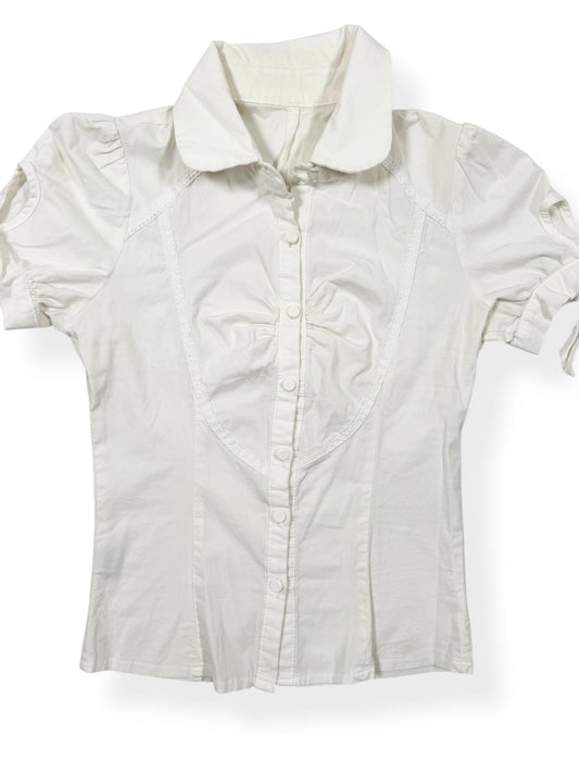 Tie Sleeves Button Up