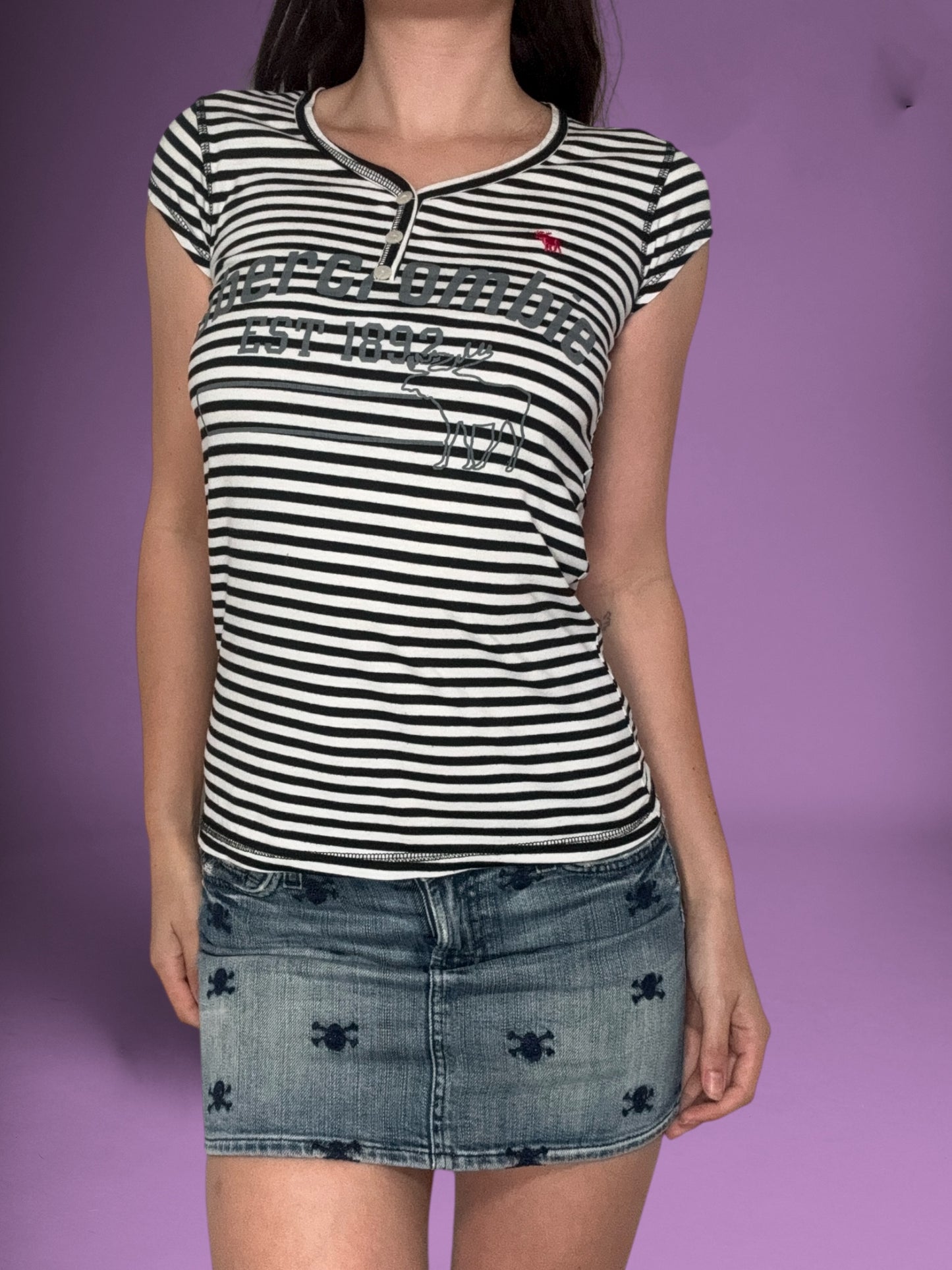 Abercrombie Striped Tee ♡ Size S