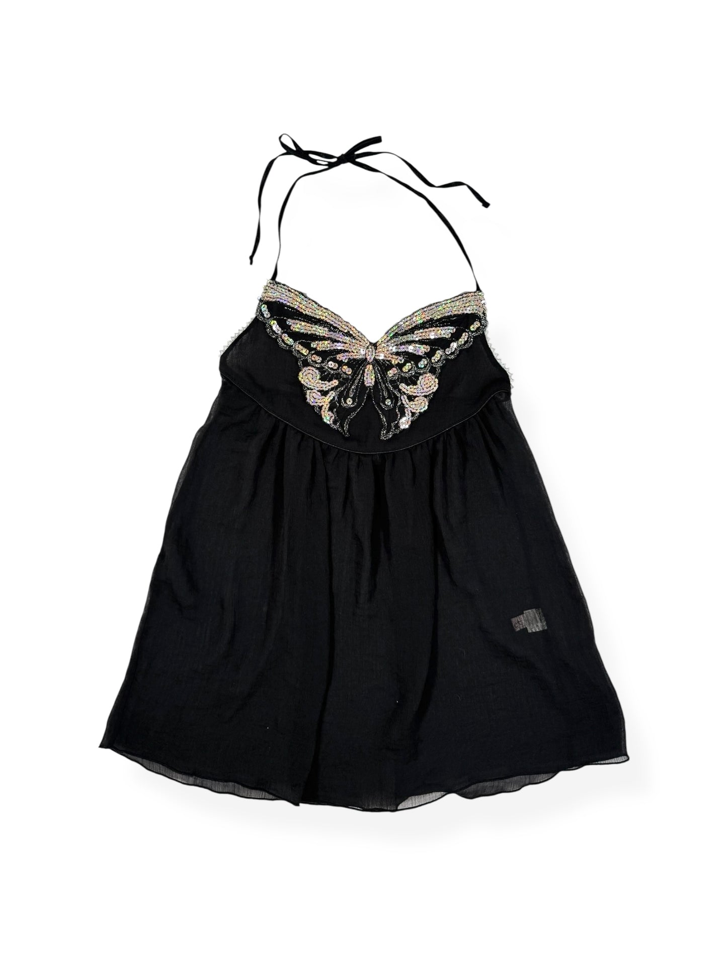 Butterfly Sequin Halter