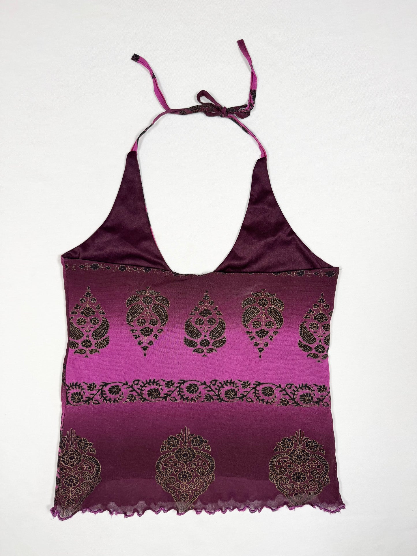 Purple Micromesh Halter ♡ Size M