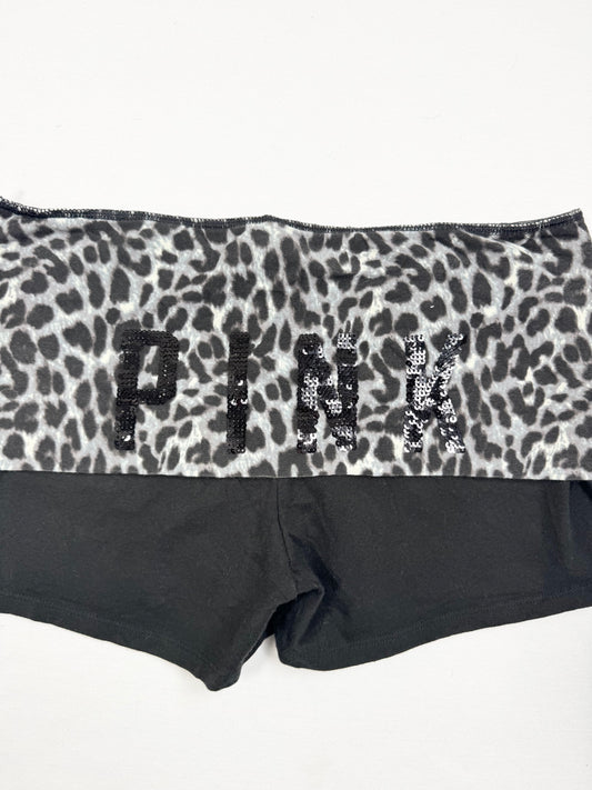 Leopard PINK Fold Over Shorts ♡ M