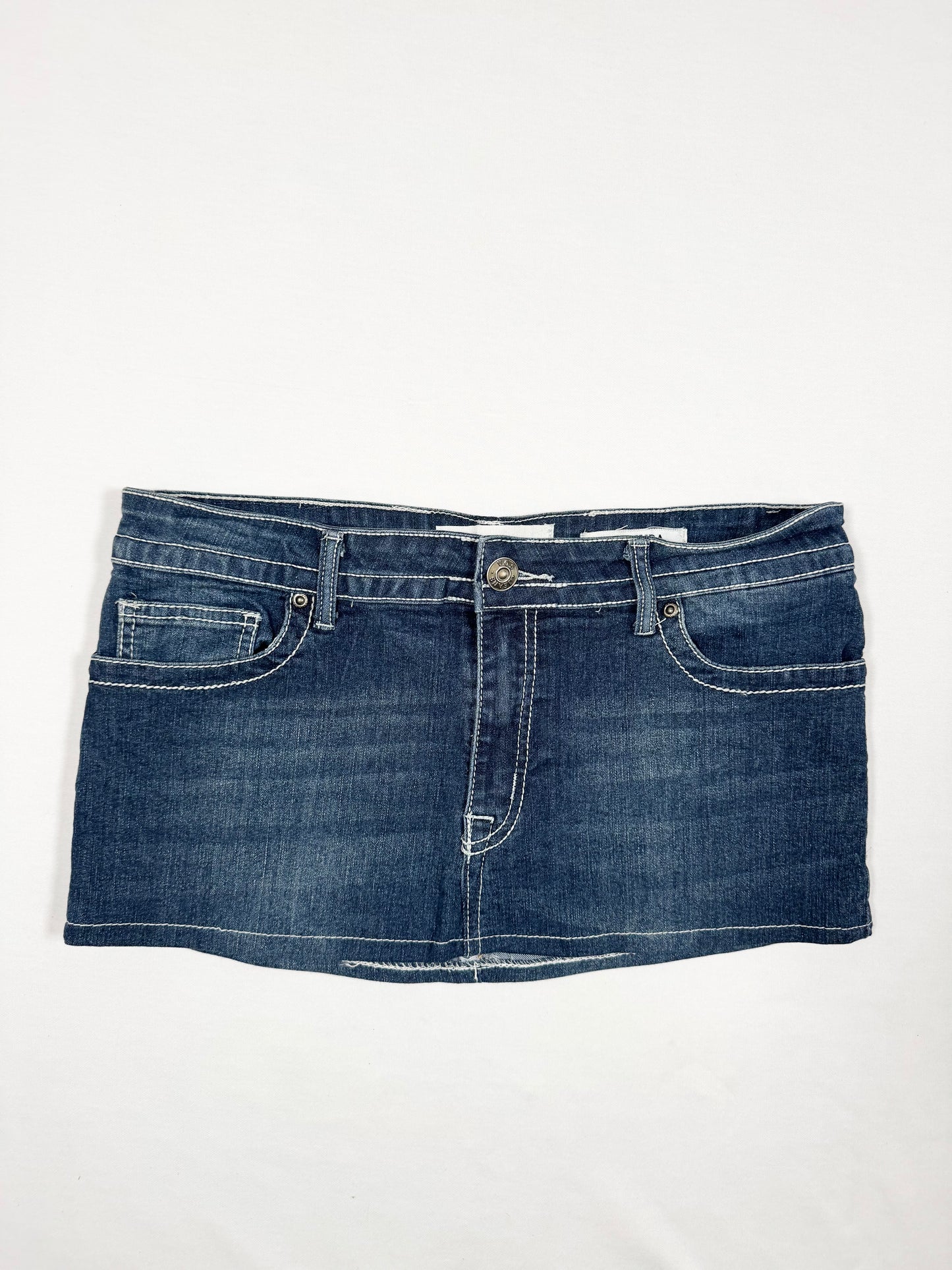 Embroidered Pocket Mini Skirt ♡ Size M