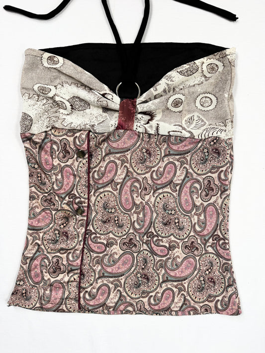 Paisley Halter Top ♡ S