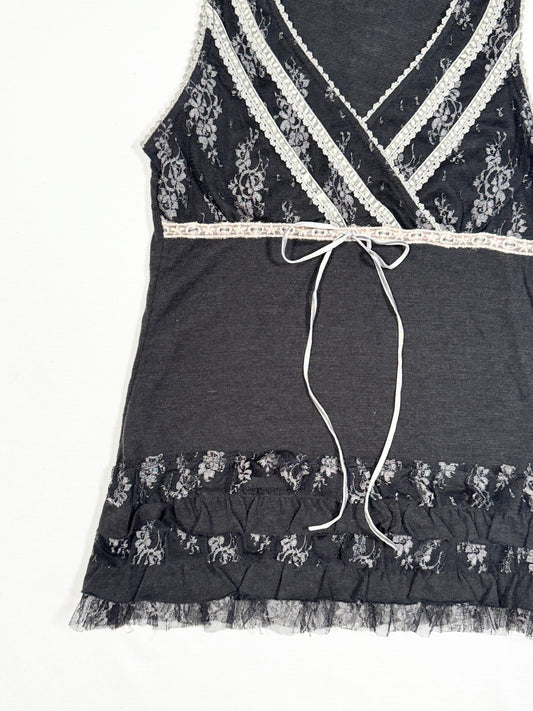 Ruffle Lace Tank ♡ Size S