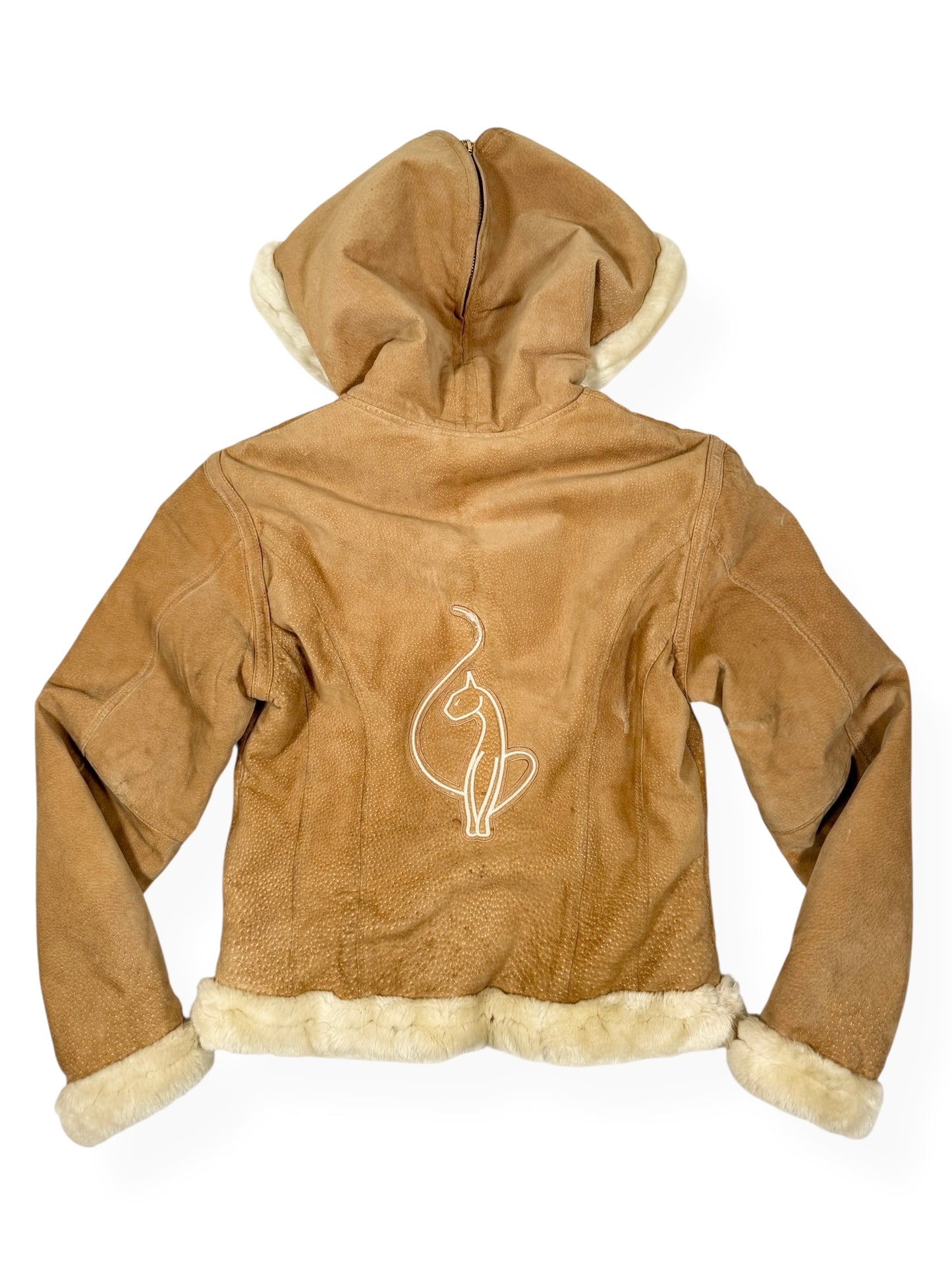 Baby Phat Suede Fur Trim Jacket ♡ Size XS/S