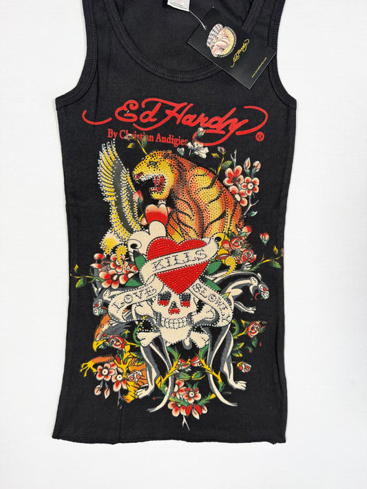Ed Hardy Tank ♡ Size S/M
