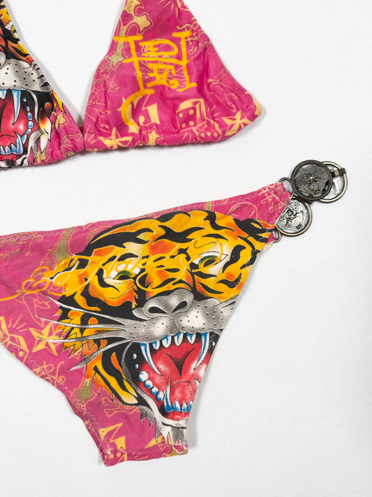 Ed Hardy Pink Chain Bikini
