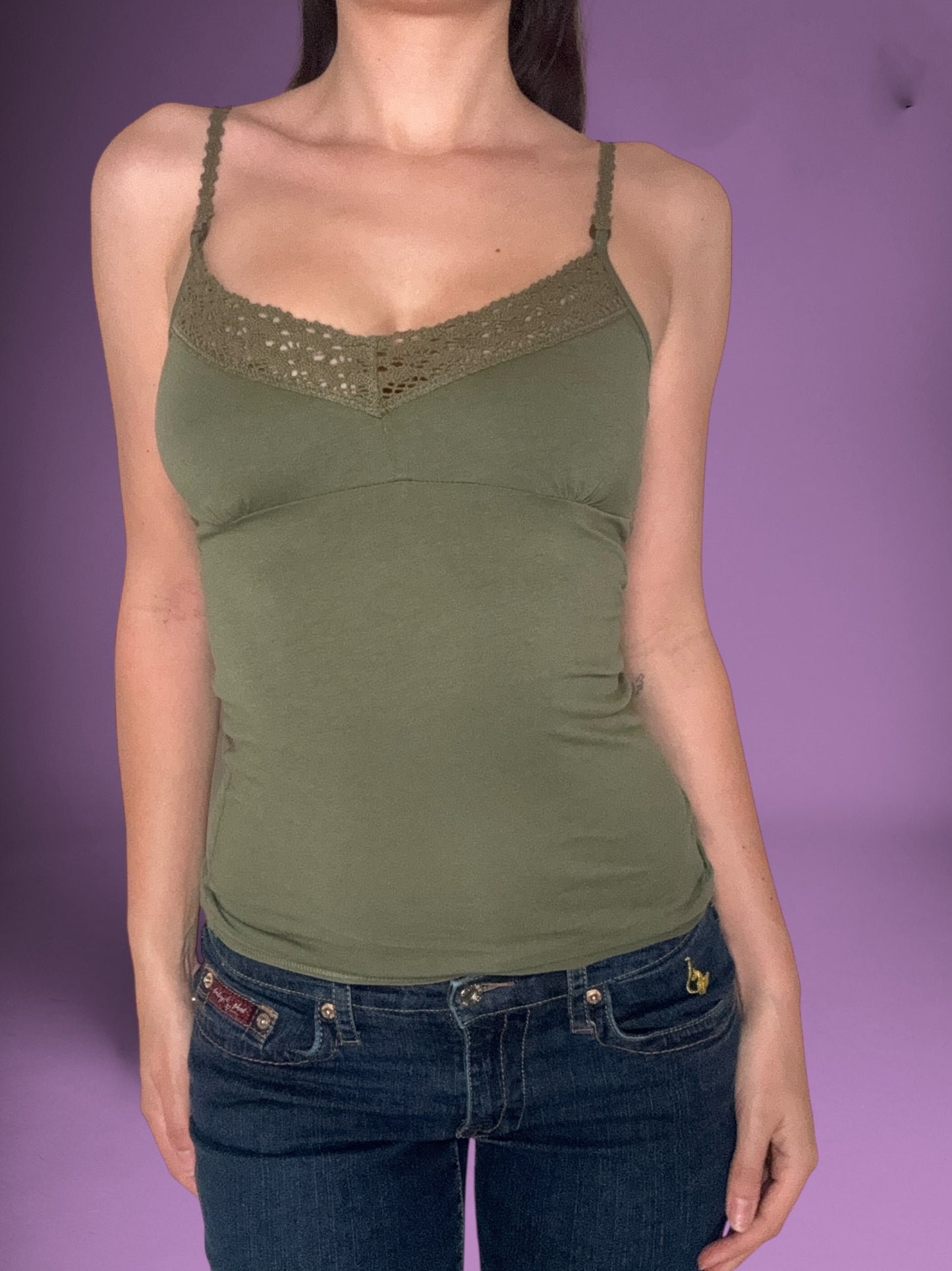 American Eagle Khaki Cami