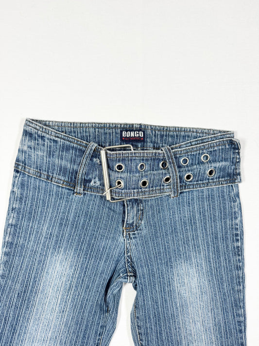 Bongo Buckle Flared Jeans ♡ Size XXS