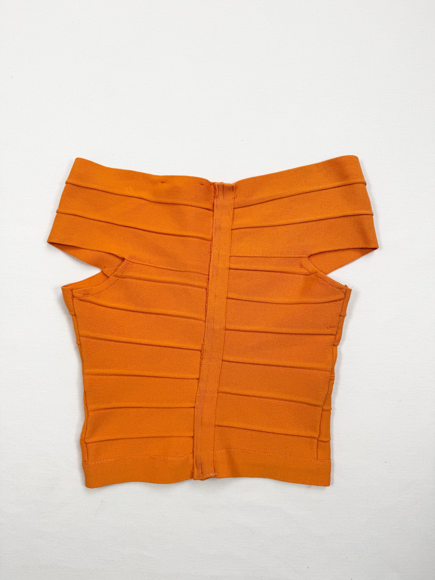 Playboy Orange Bandage Top ♡ XXS