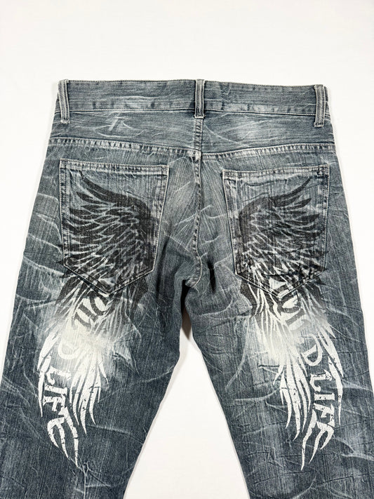 Wing Wide Leg Jeans ♡ Size L