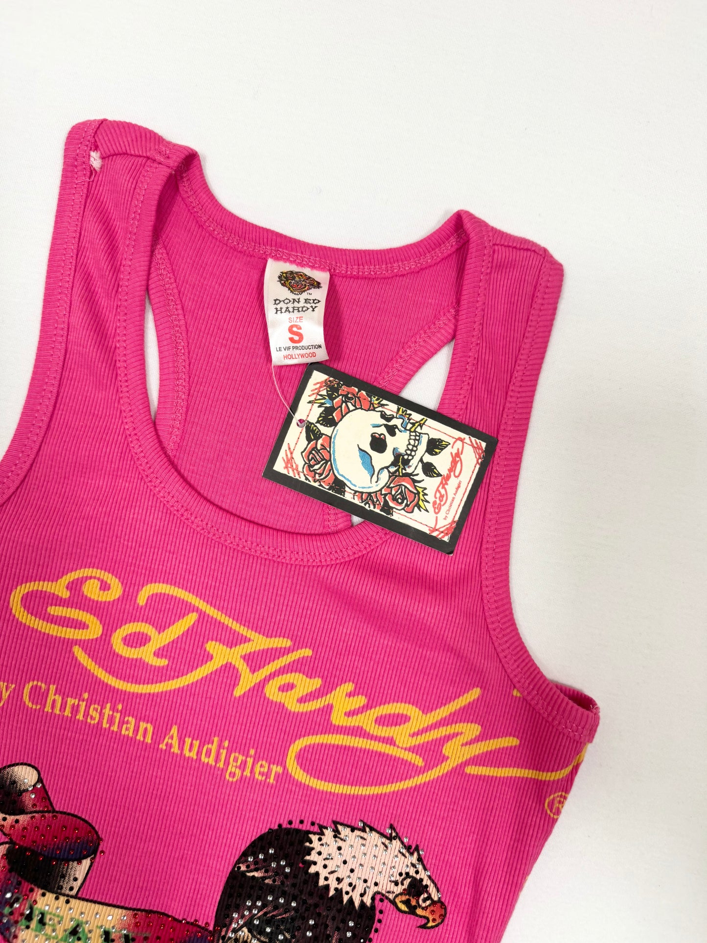 Hot Pink Ed Hardy Tank