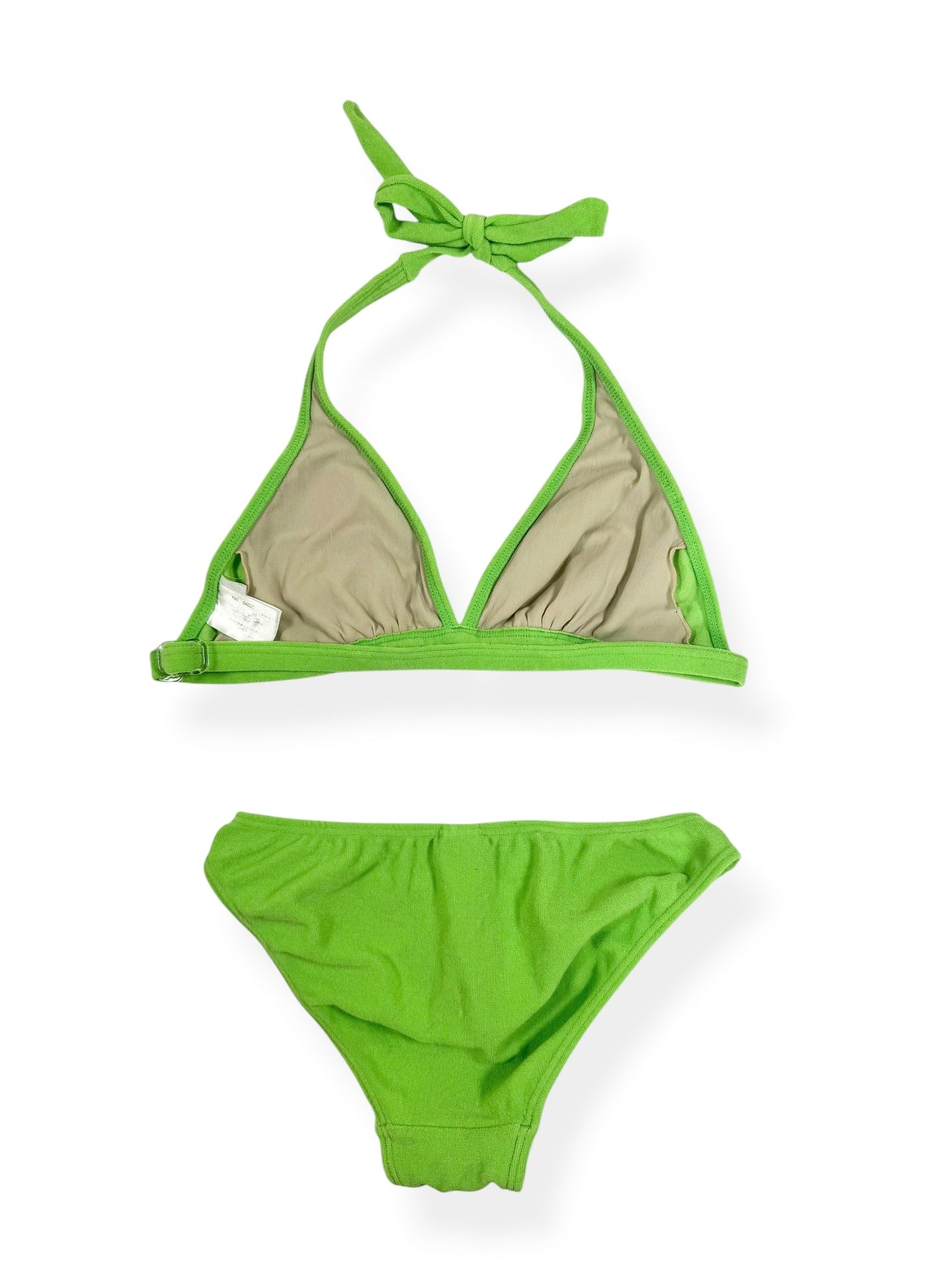 Pink & Green Playboy Towelling Bikini ♡ XS