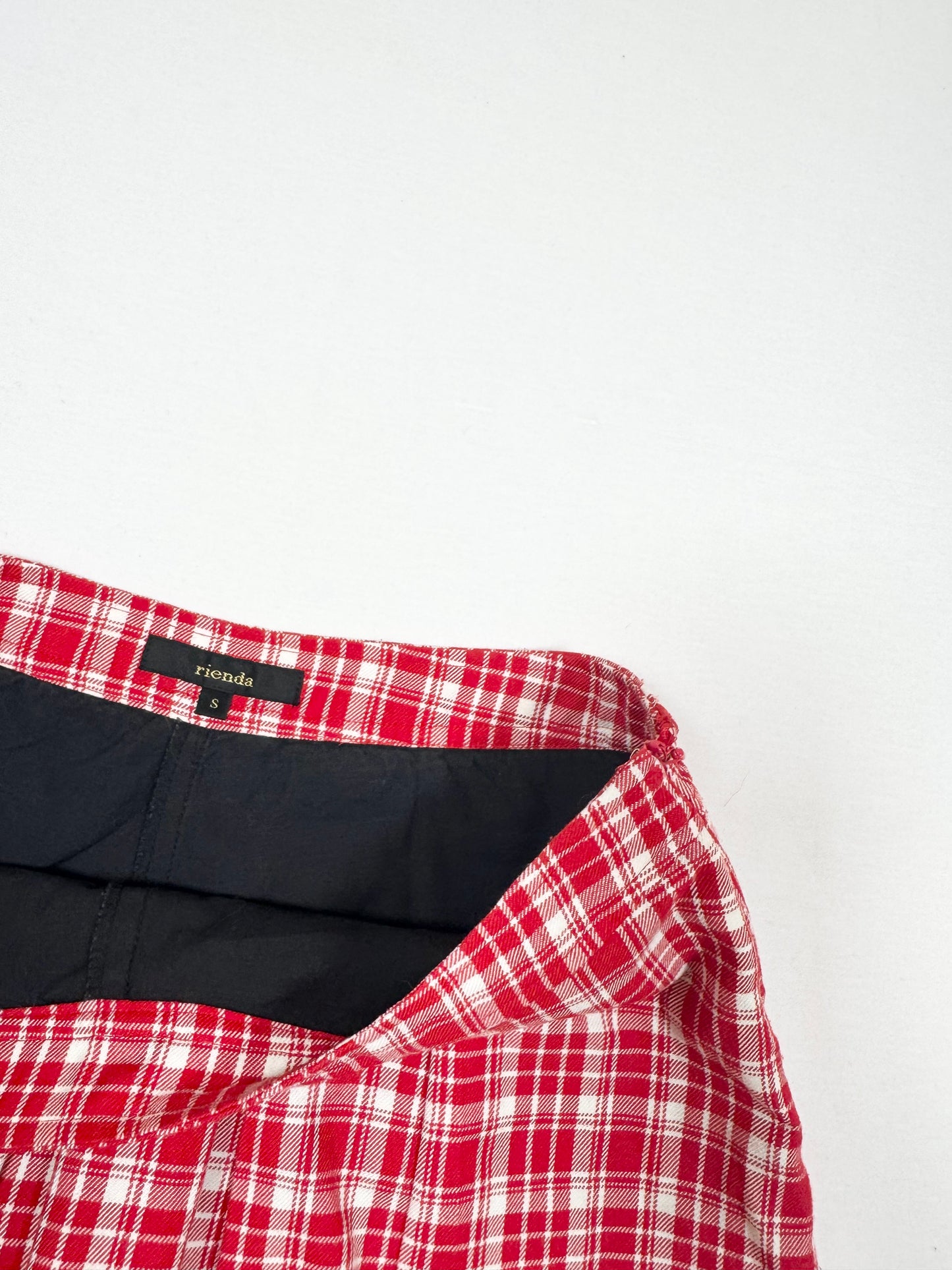 Plaid Micro Skirt