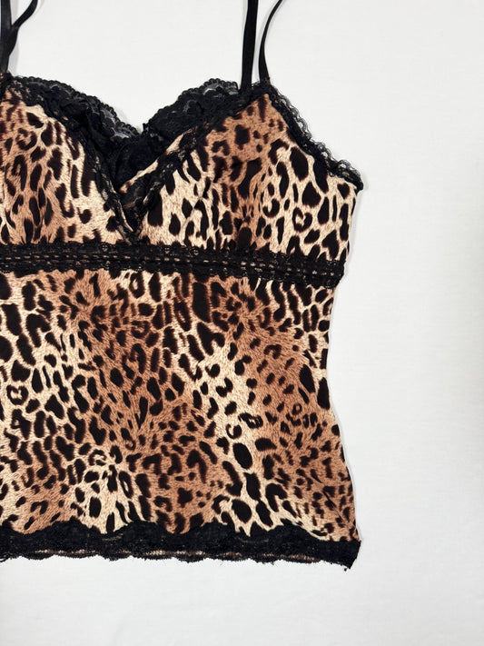 Leopard Ruffle Cami