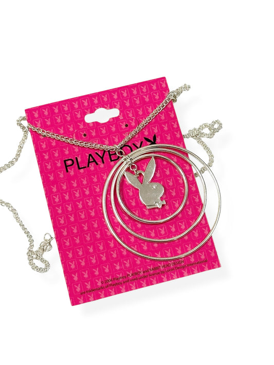 Playboy Hoop Necklace