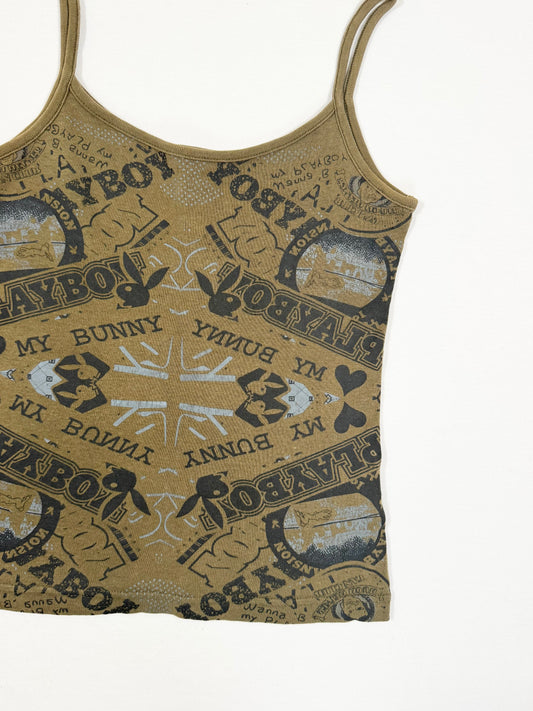 Playboy Khaki Cami ♡ M