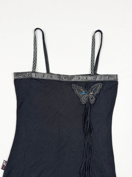 Butterfly Suede Tassel Cami ♡ Size S