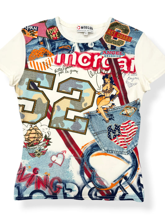 Morgan De Toi Graphic Tee ♡ S