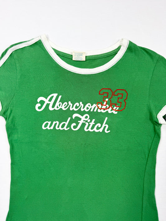 Abercrombie & Fitch Green Sporty Tee ♡ S