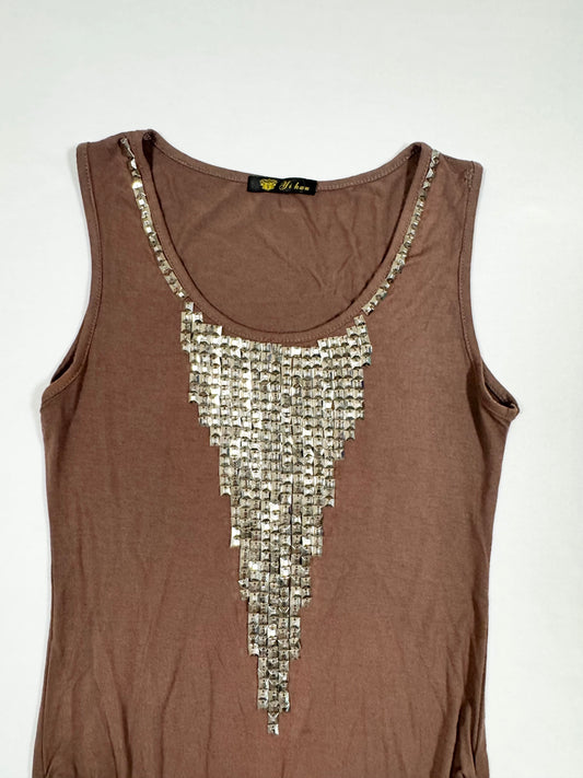 Pyramid Studded Tank ♡ Size S