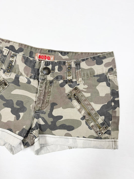 Camo Mini Shorts ♡ Size S