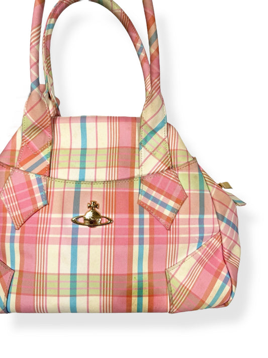 Vivienne Westwood Pink Plaid Bag