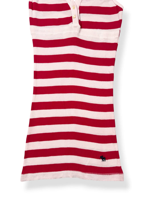 Abercrombie Red & White Striped Cami ♡ S