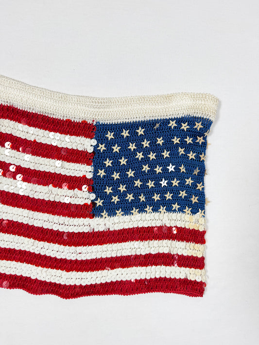 Hustler USA Sequin Mini Skirt ♡ Size M/L