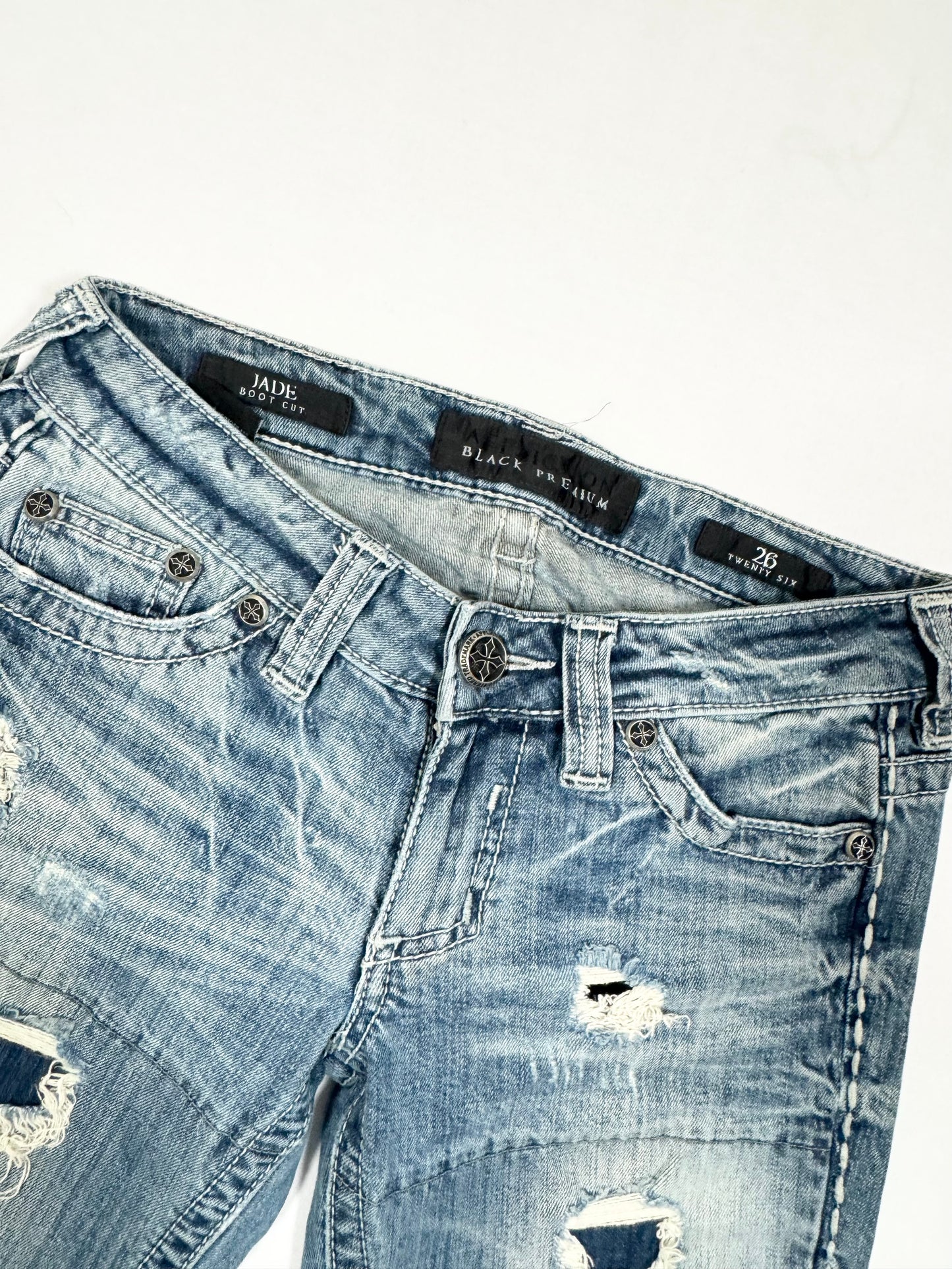 Affliction Cross Flared Jeans ♡ Size S