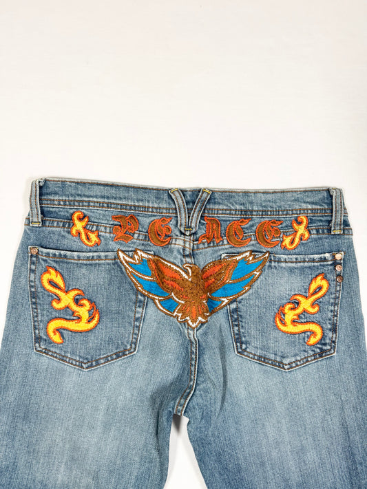 Miss Me Embroidered Jeans ♡ Size M
