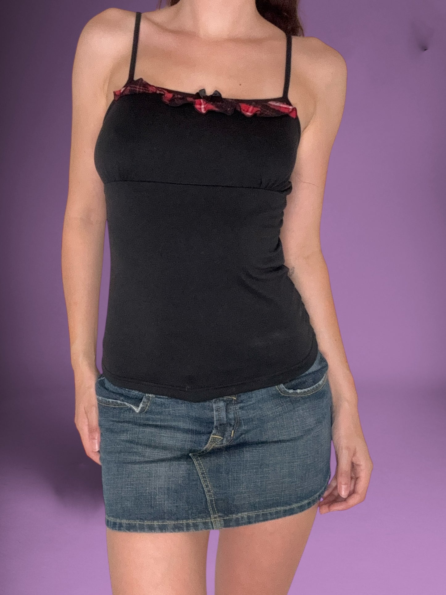 Liz Lisa Plaid Trim Cami ♡ Size S