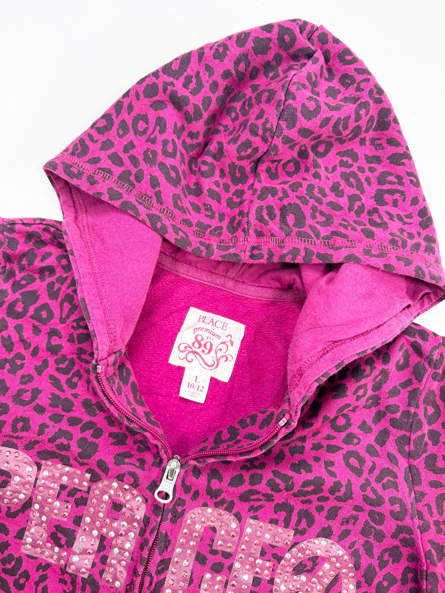 Peace Leopard Print Hoodie ♡ XS/S