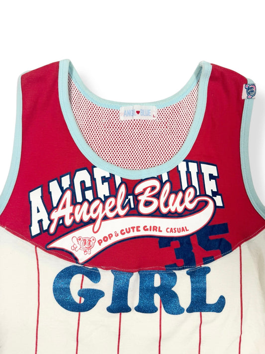 Angel Blue Sporty Tank