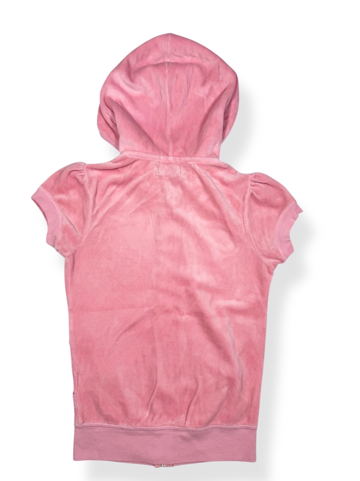 Juicy Couture Pink Short Sleeved Hoodie ♡ Size XS