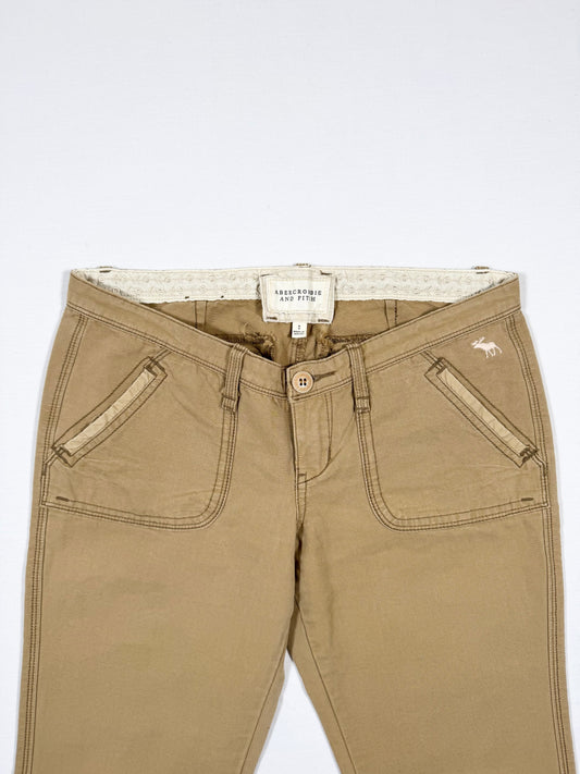 Abercrombie & Fitch Brown Flared Pants
