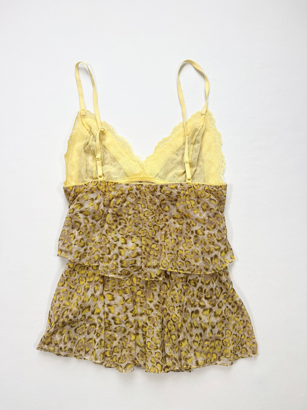 Yellow Leopard Print Cami ♡ S