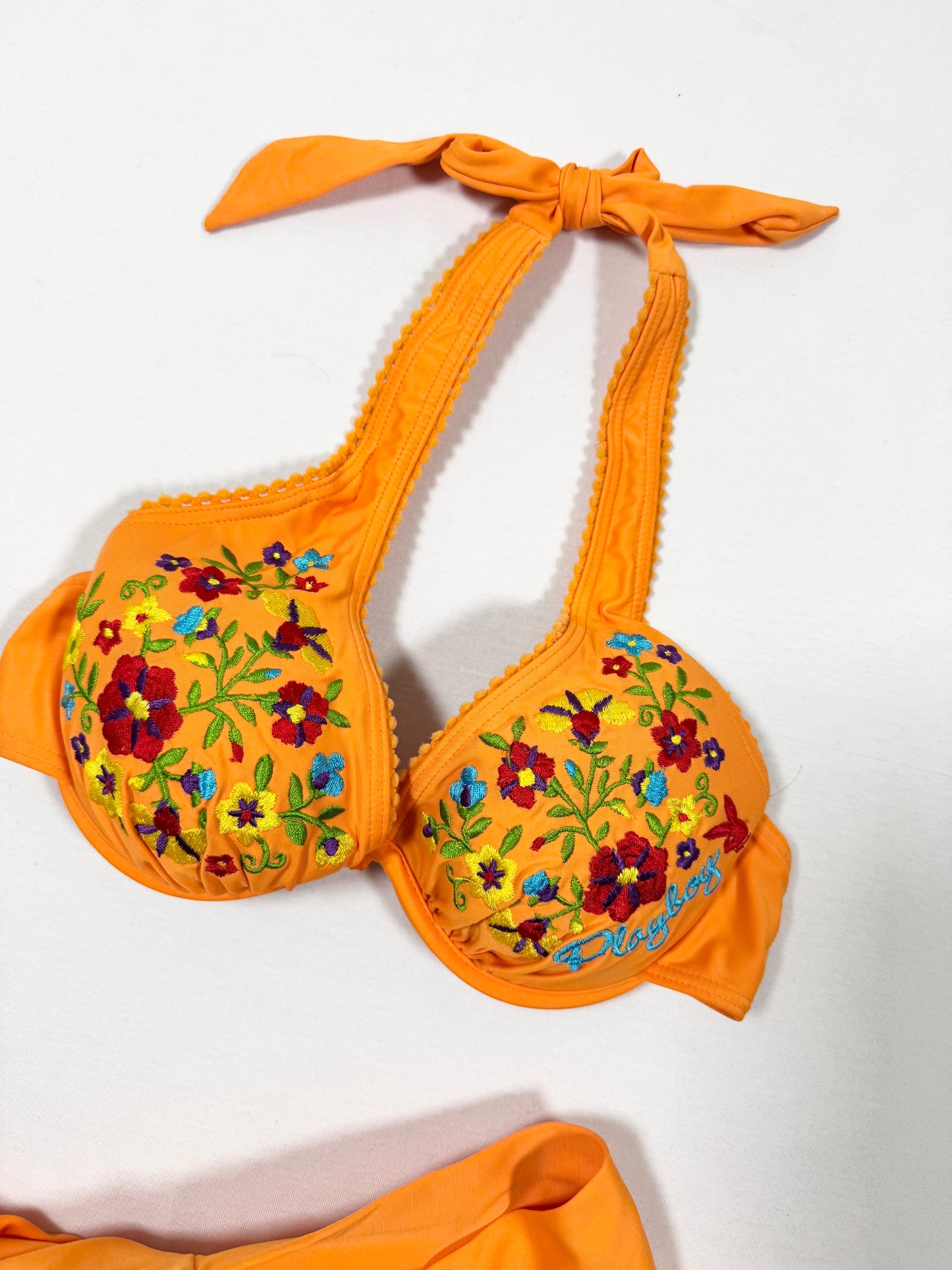Playboy Embroidered Bikini & Skirt Set