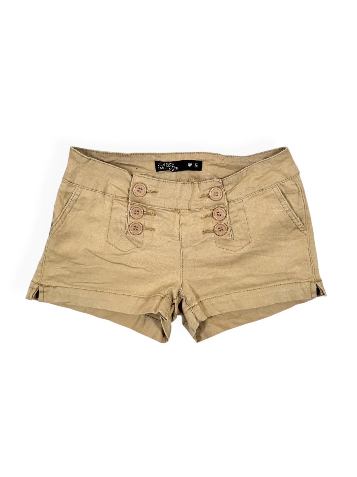 Button Mini Shorts