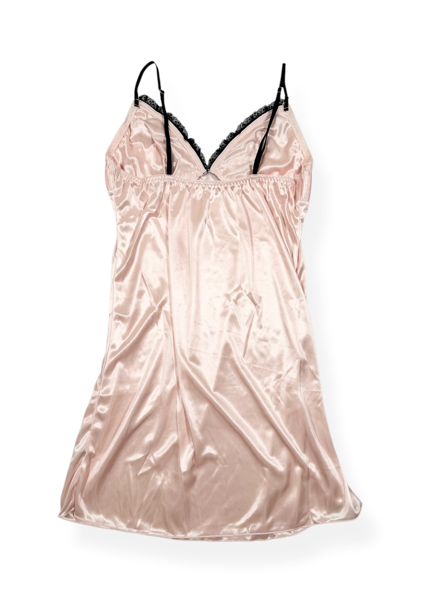 Pink Satin Mini Dress