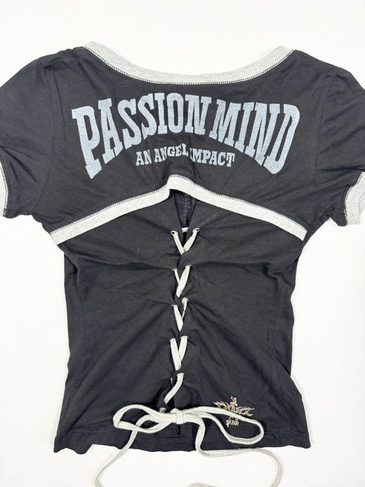 Lace Up Back Tee ♡ Size XS