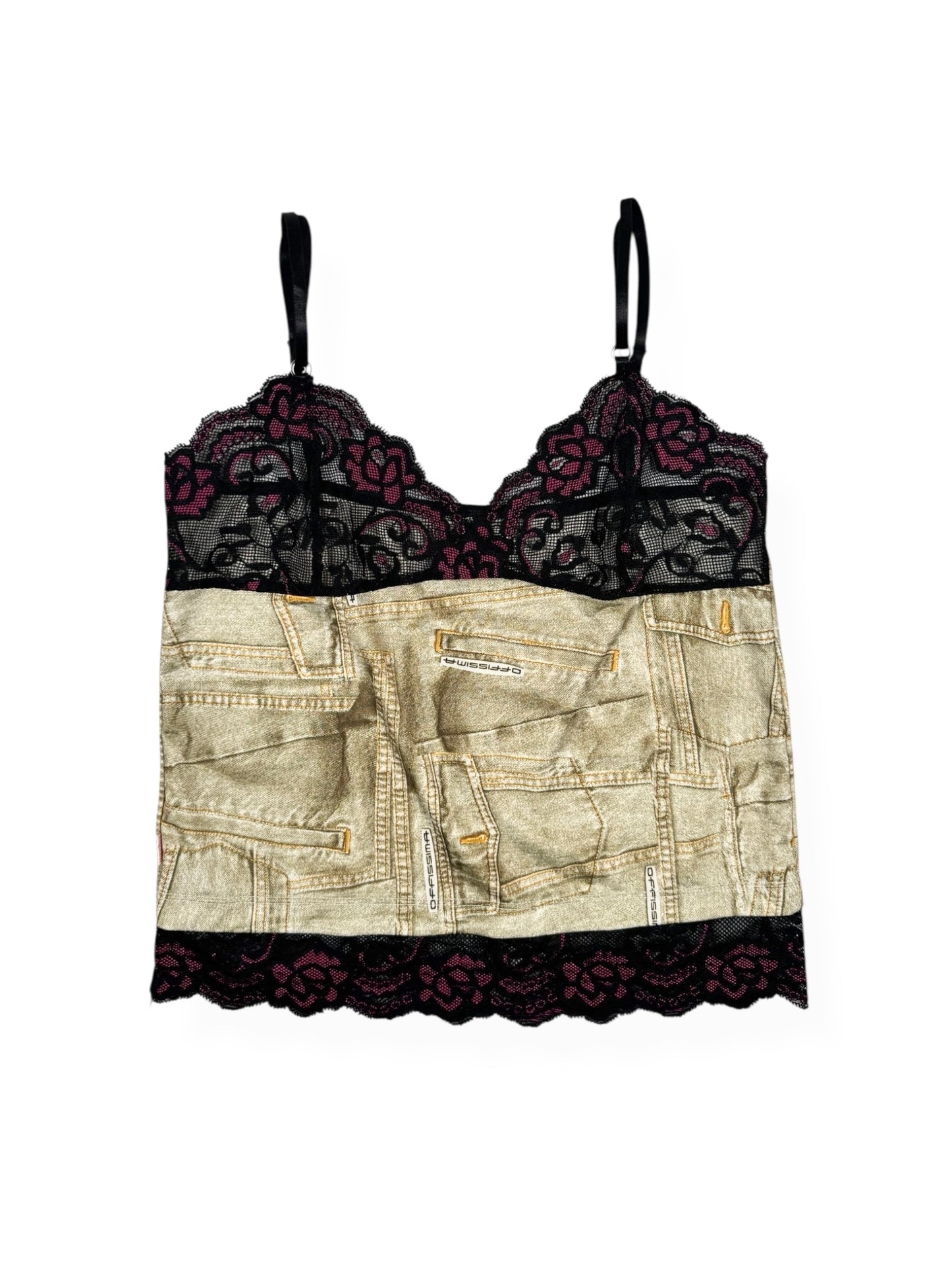 Denim Print Cami