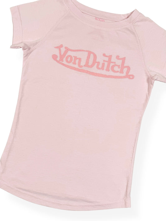 Von Dutch Pink Tee ♡ Size XXS
