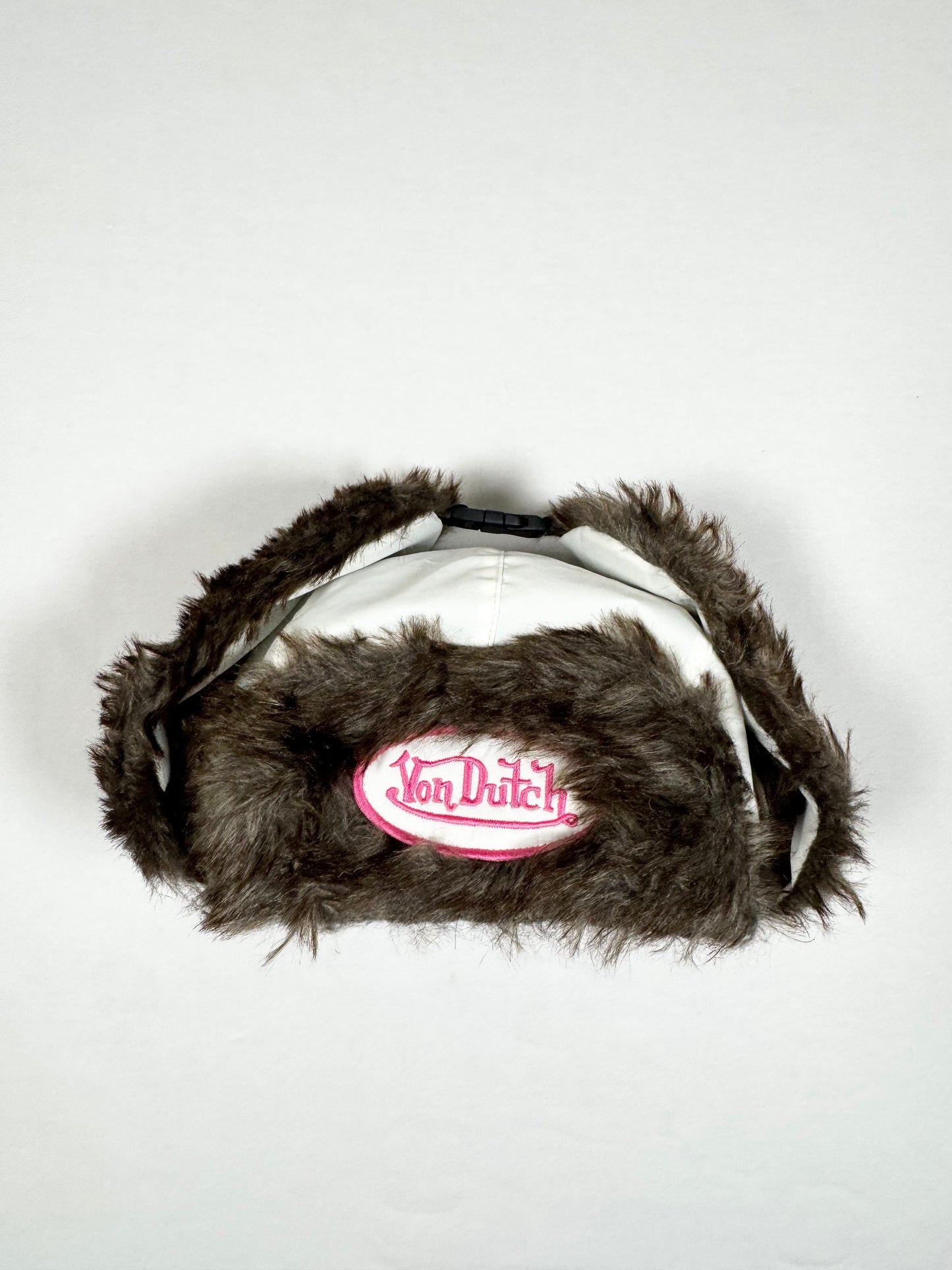 Pink Fur Von Dutch Hat