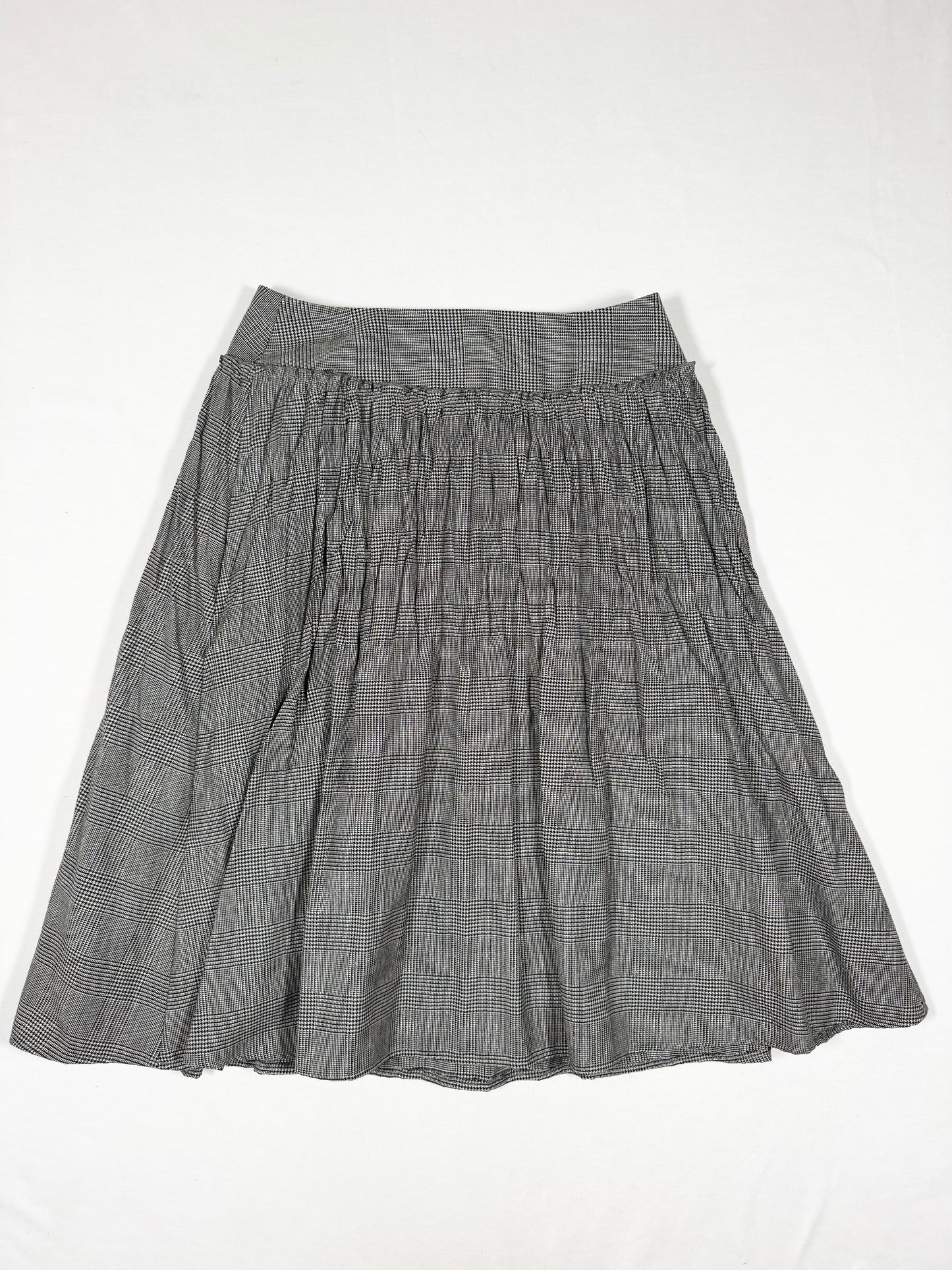 Glitter Plaid Midi Skirt ♡ Size XXS