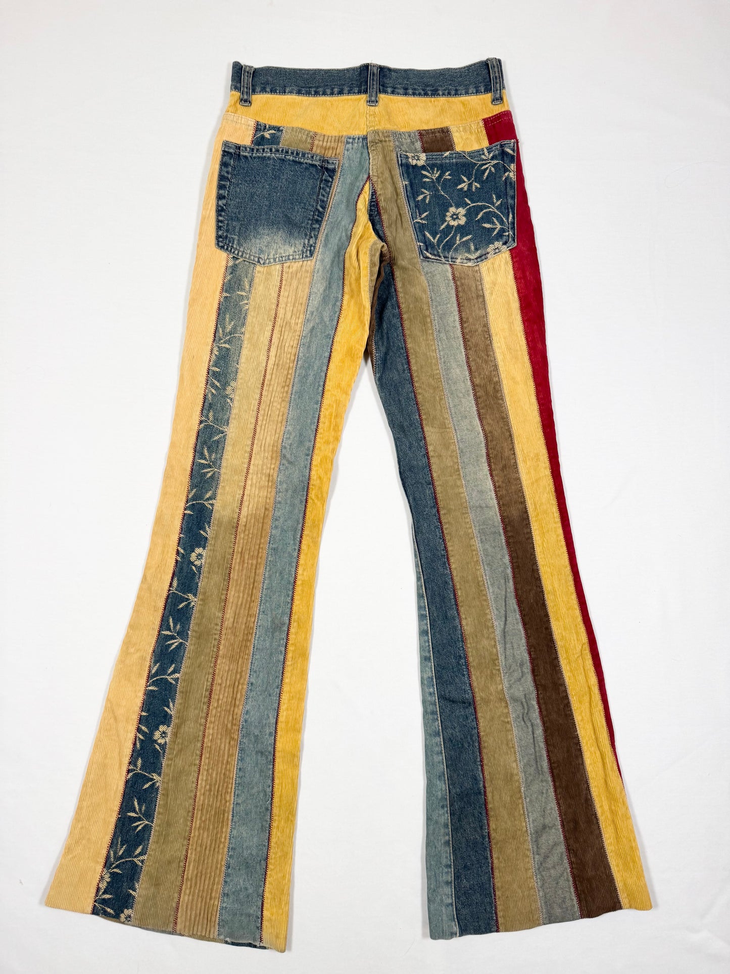 Corduroy Striped Flares ♡ Size XXS