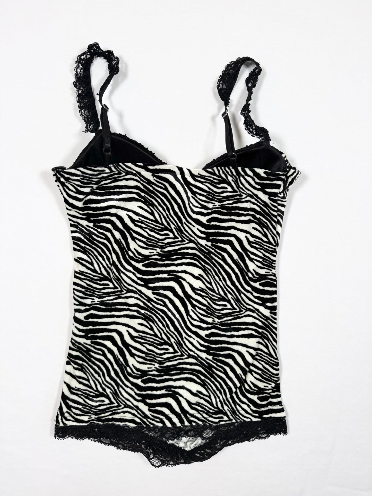 Zebra Velour Cami ♡ Size S