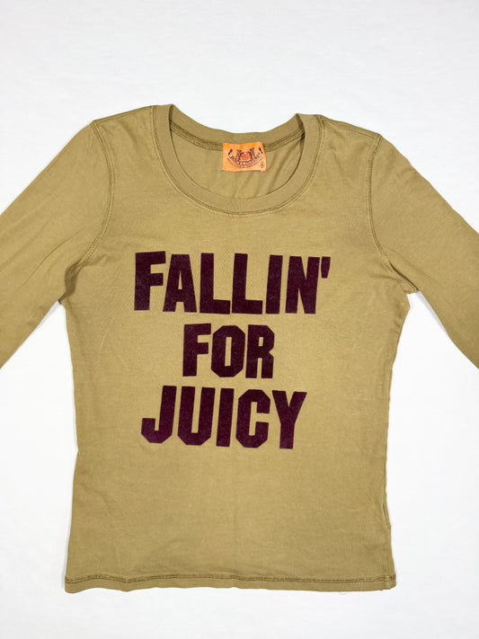 Juicy Couture “Fallin For Juicy” Long Sleeved Top ♡ Size S